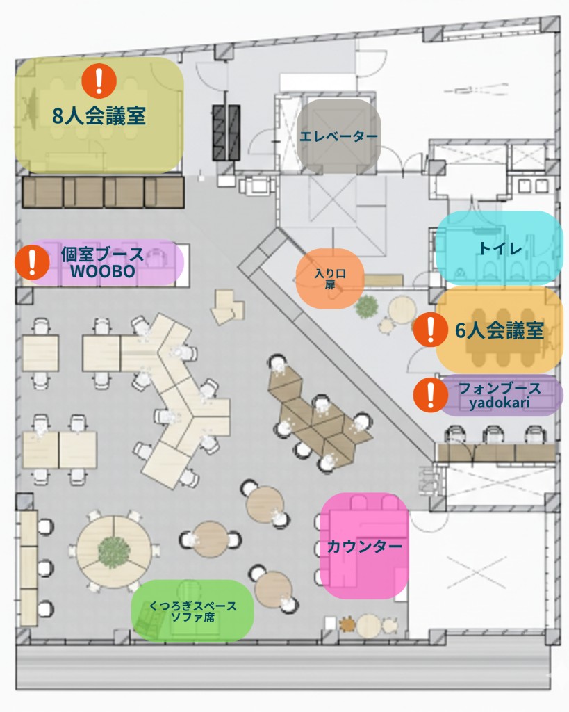 KanadeBako フロアマップ